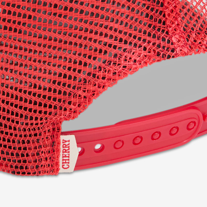 Quality Trucker Hat Red Headwear