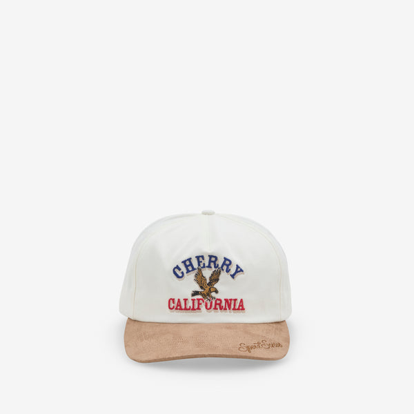 Speed Series 5 Panel Suede Hat Ecru Headwear