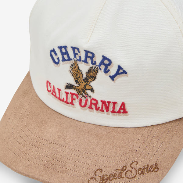 Speed Series 5 Panel Suede Hat Ecru Headwear