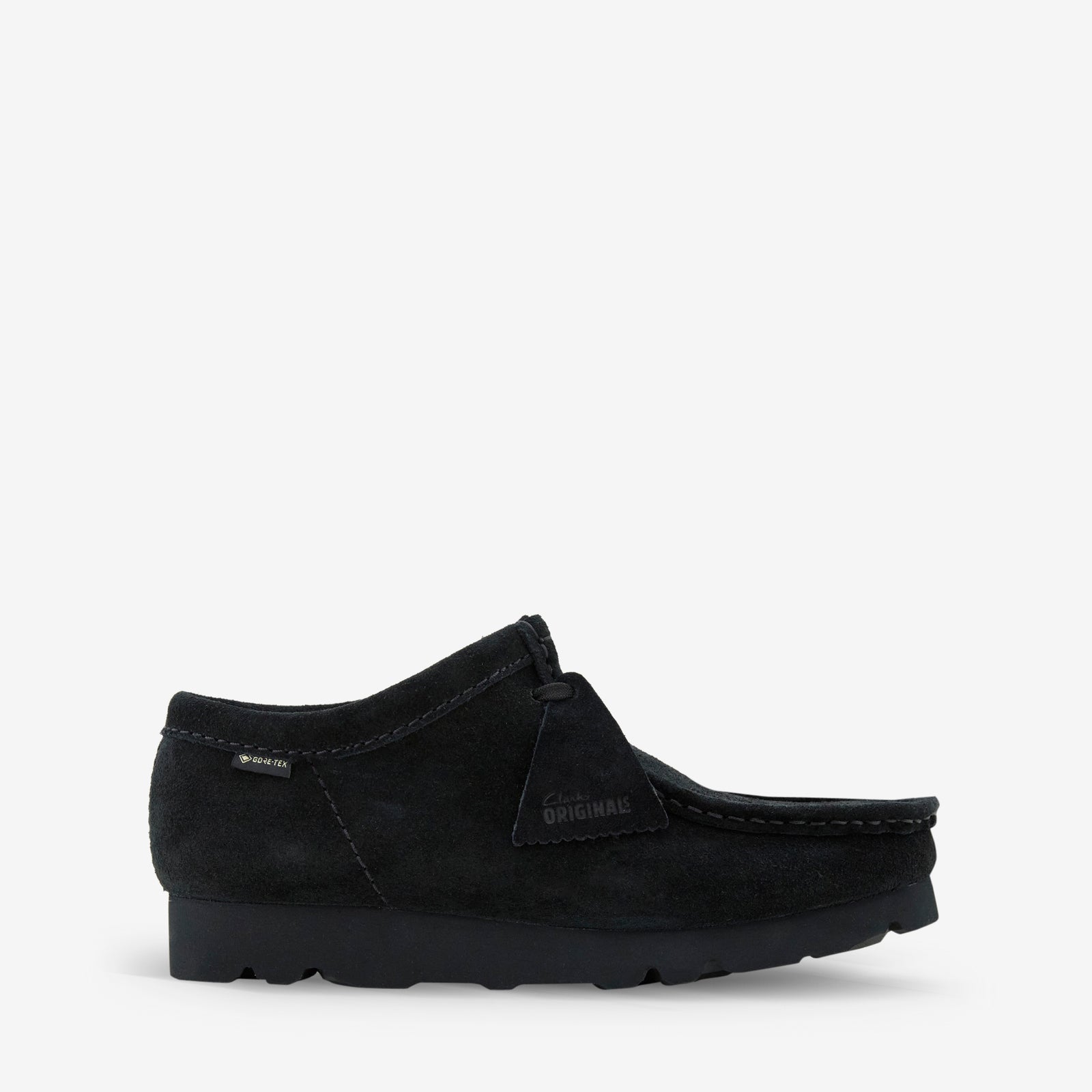 Wallabee GTX Black Suede Above The Clouds