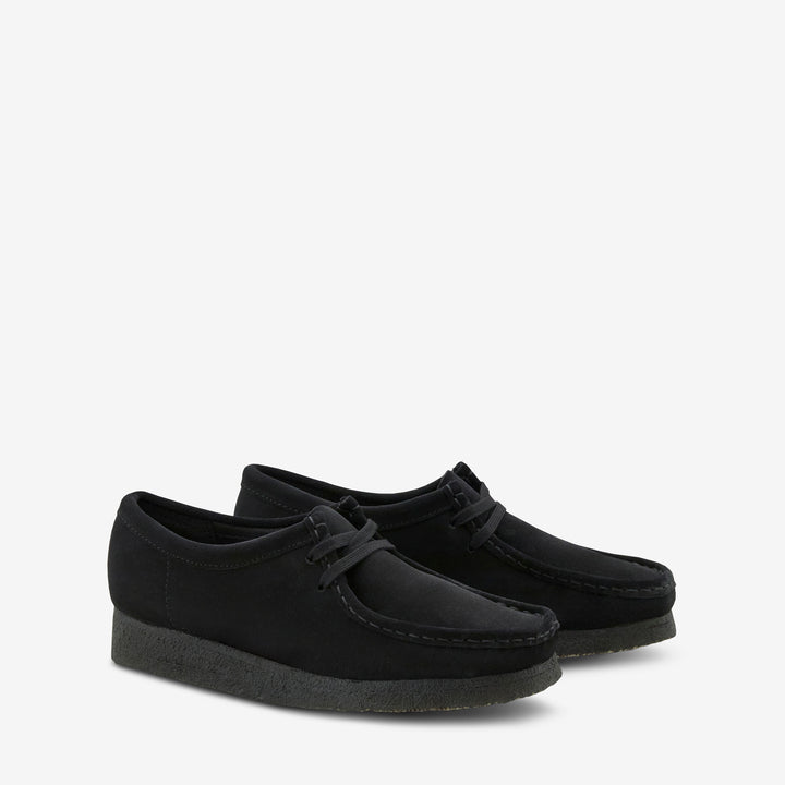 Wallabee Black Suede Front