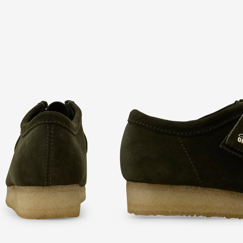 Wallabee Forest Green Suede Footwear