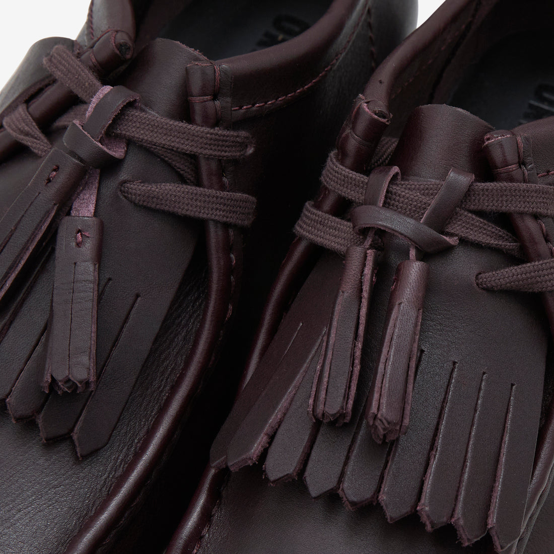 Wallabee Purple Grape Leather Footwear