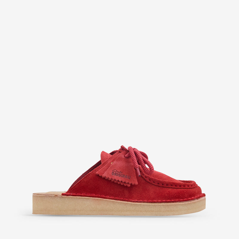 Women's Desert Nomad Mule Red Suede Footwear