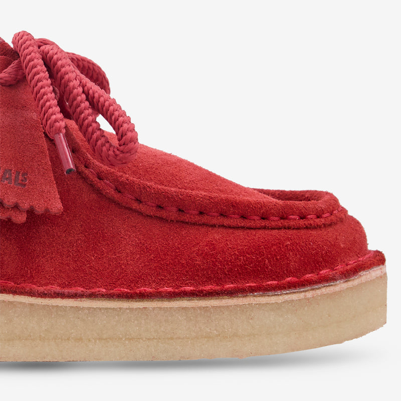 Women's Desert Nomad Mule Red Suede Footwear