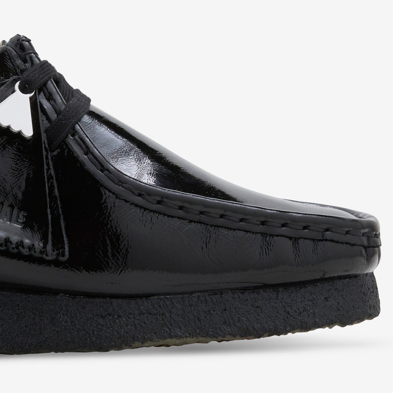 Women's Wallabee Black Patent – Above The Clouds