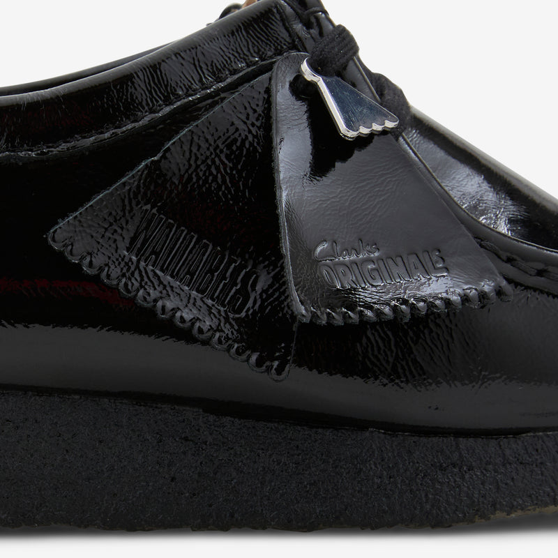 Women's Wallabee Black Patent Footwear