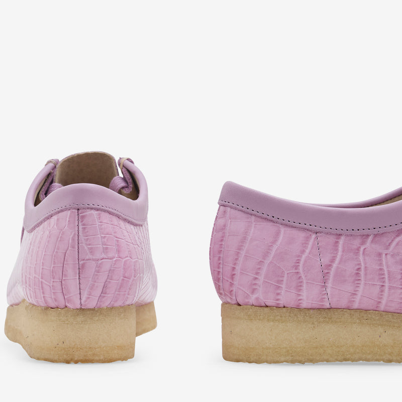 Women's Wallabee Mauve Croc Footwear