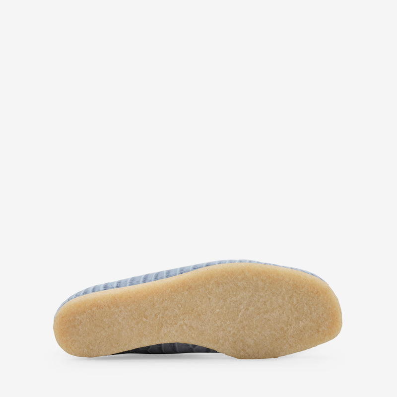 Women's Wallabee Powder Blue Croc Footwear