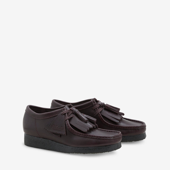 Women's Wallabee Purple Grape Leather Front