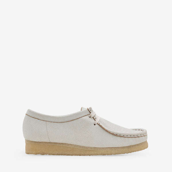 Women's Wallabee White Leather – Above The Clouds - Main Image