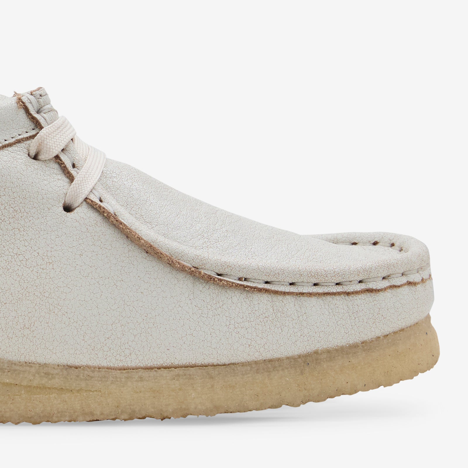 Women's Wallabee White Leather – Above The Clouds