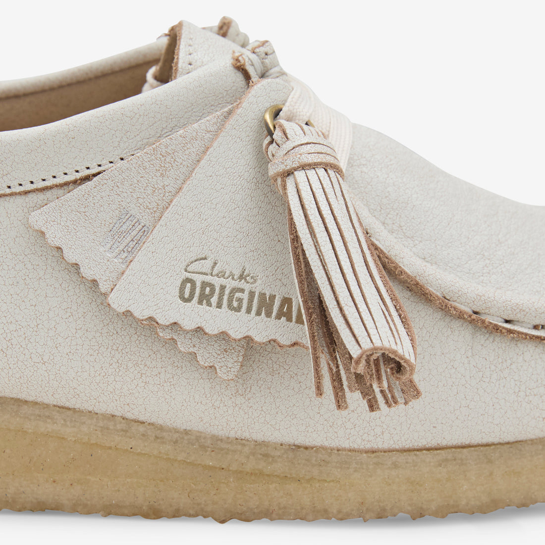 Women's Wallabee White Leather Footwear