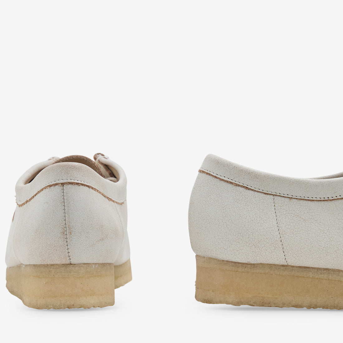 Women's Wallabee White Leather Footwear