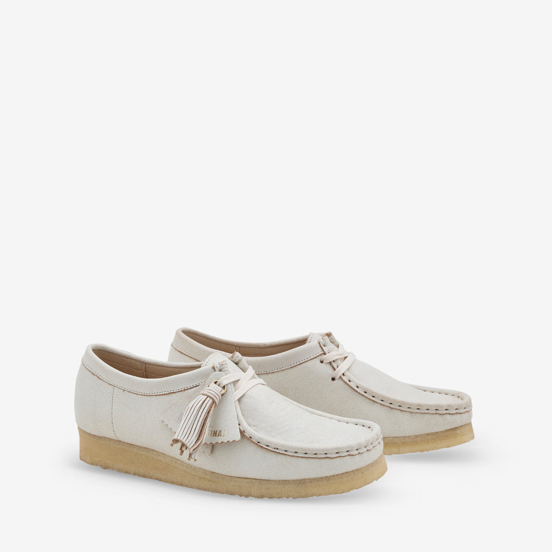 Women's Wallabee White Leather Footwear