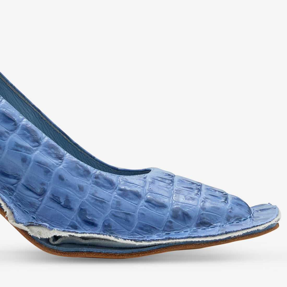 Martine Rose x Women's Heel Blue Leather Footwear