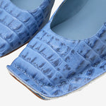 Martine Rose x Women's Heel Blue Leather