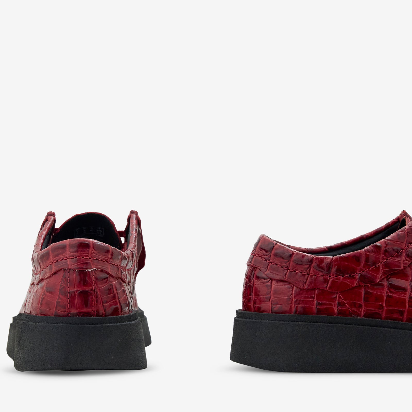 最終価格 MARTINE ROSE x CLARKS CUR Torview Clarks x Martine Rose Cur Torview Black Leather