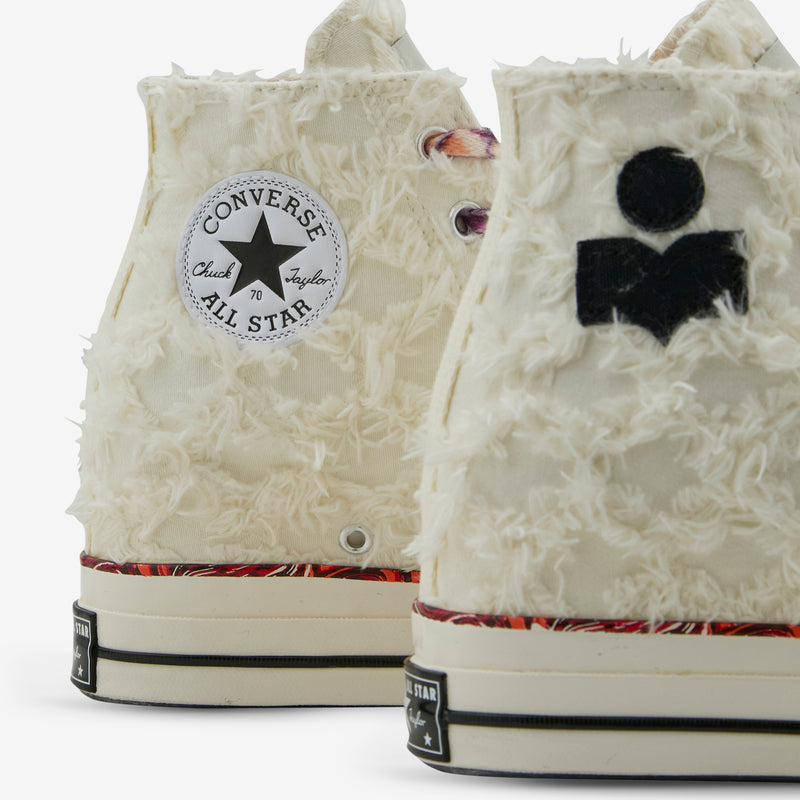 Women's Isabel Marant x Chuck '70 Internal Wedge Hi Vanilla White | Black Footwear