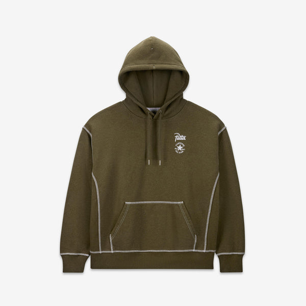 Patta Hoodie Utility Green Heather