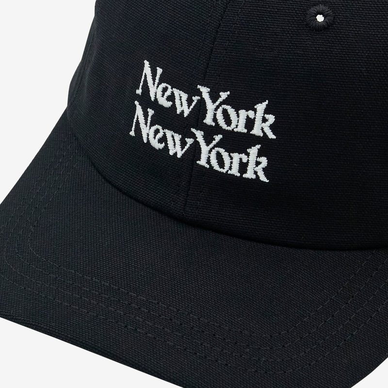 New York New York Cap Black Headwear