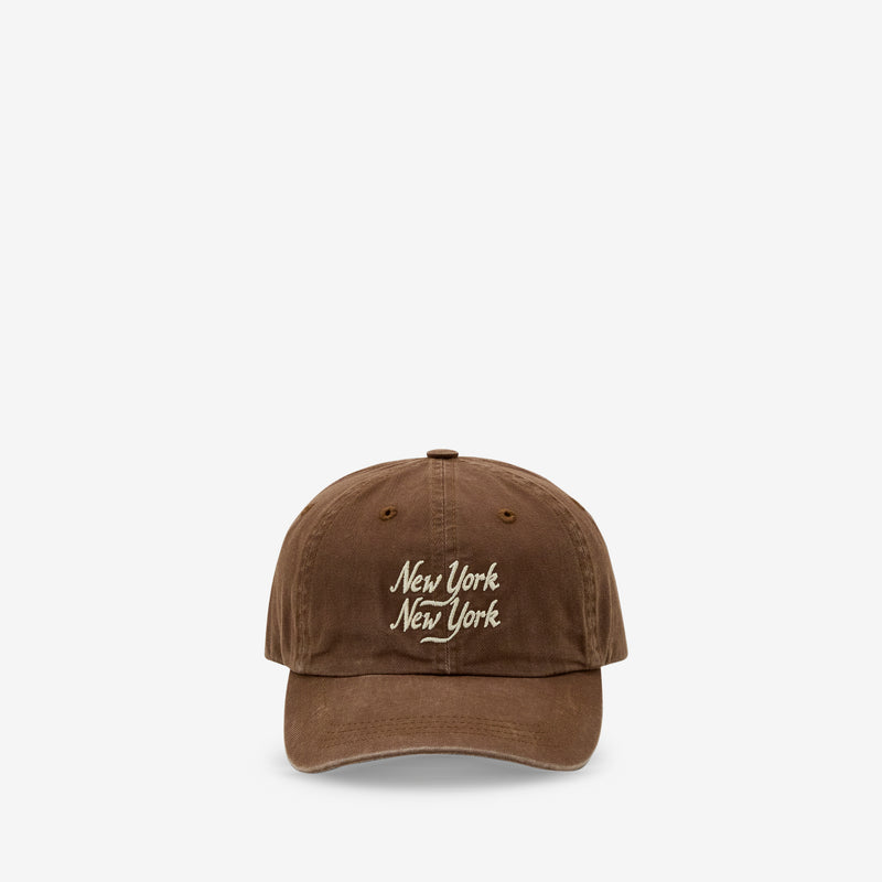 NY NY Script Hat Umber Headwear