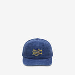 Washed Script Cap Navy