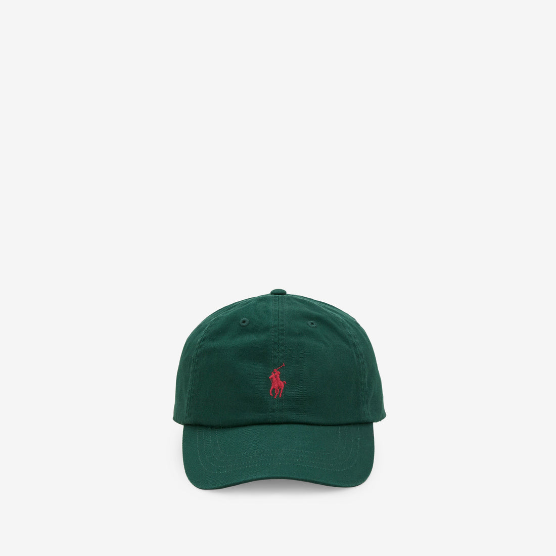 Cotton Chino Ball Cap College Green Headwear