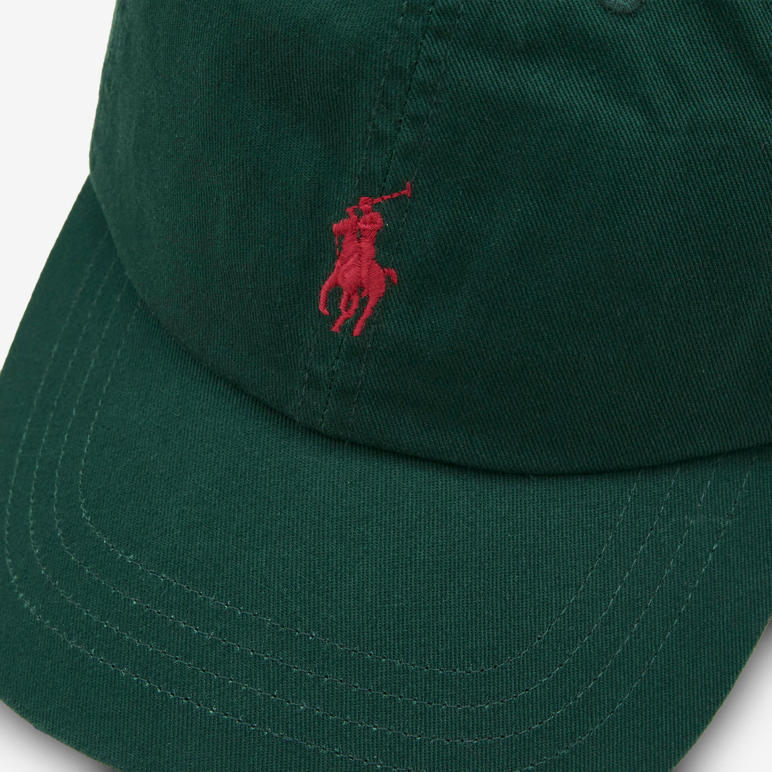 Cotton Chino Ball Cap College Green Headwear