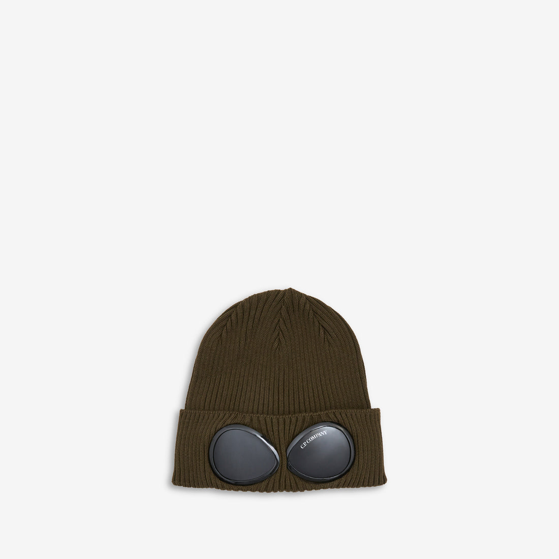 Cotton Goggle Beanie Ivy Green Headwear