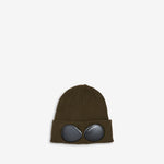 Cotton Goggle Beanie Ivy Green