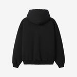 Chevron Pullover Hoodie Vintage Black