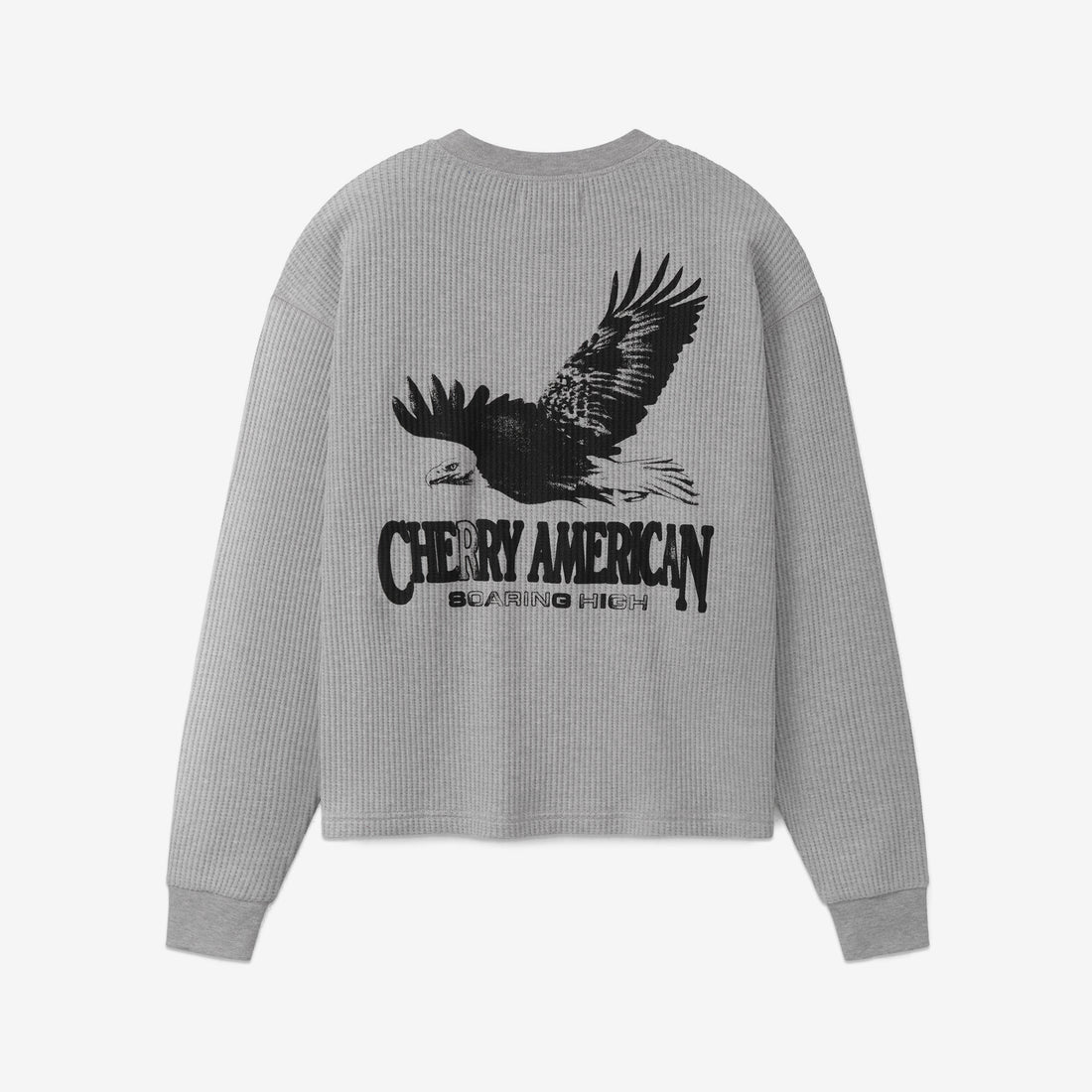 Soaring Boxy Pocket Thermal Heather Grey Tees