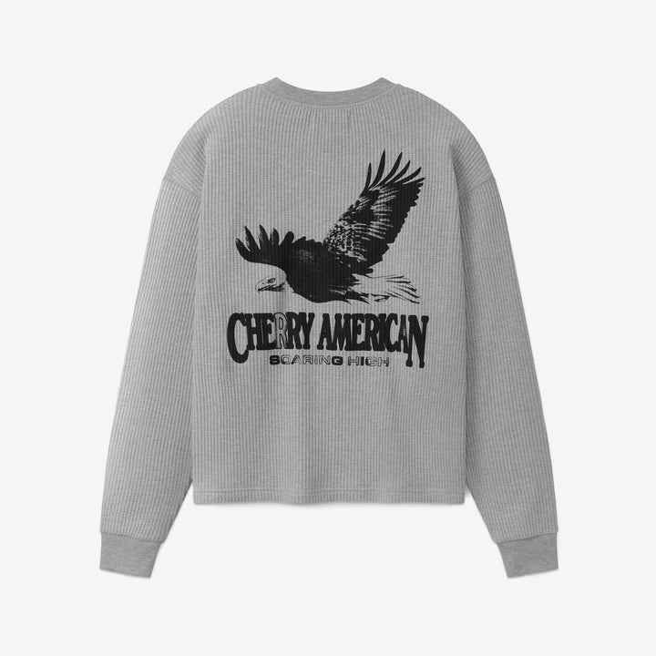Soaring Boxy Pocket Thermal Heather Grey