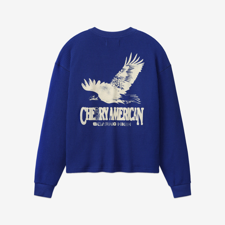 Soaring Boxy Pocket Thermal Navy