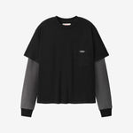 Southwest Layered Thermal T-Shirt Vintage Black