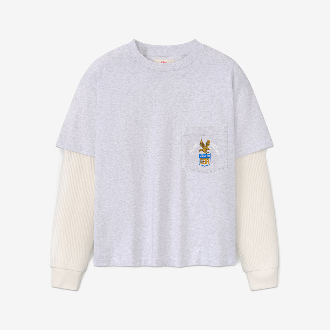 Motors Layered Thermal T-Shirt Heather Grey Tees