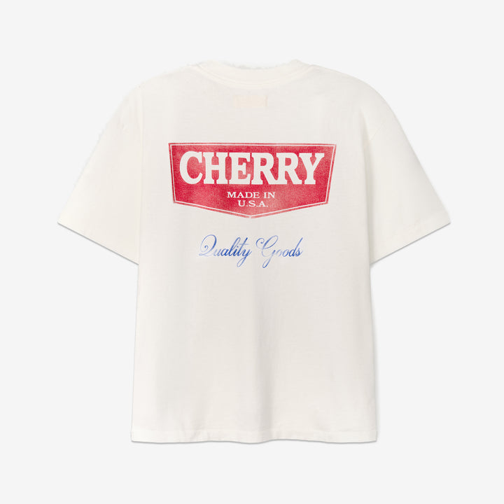 Quality Goods Classic Pocket T-Shirt Vintage White