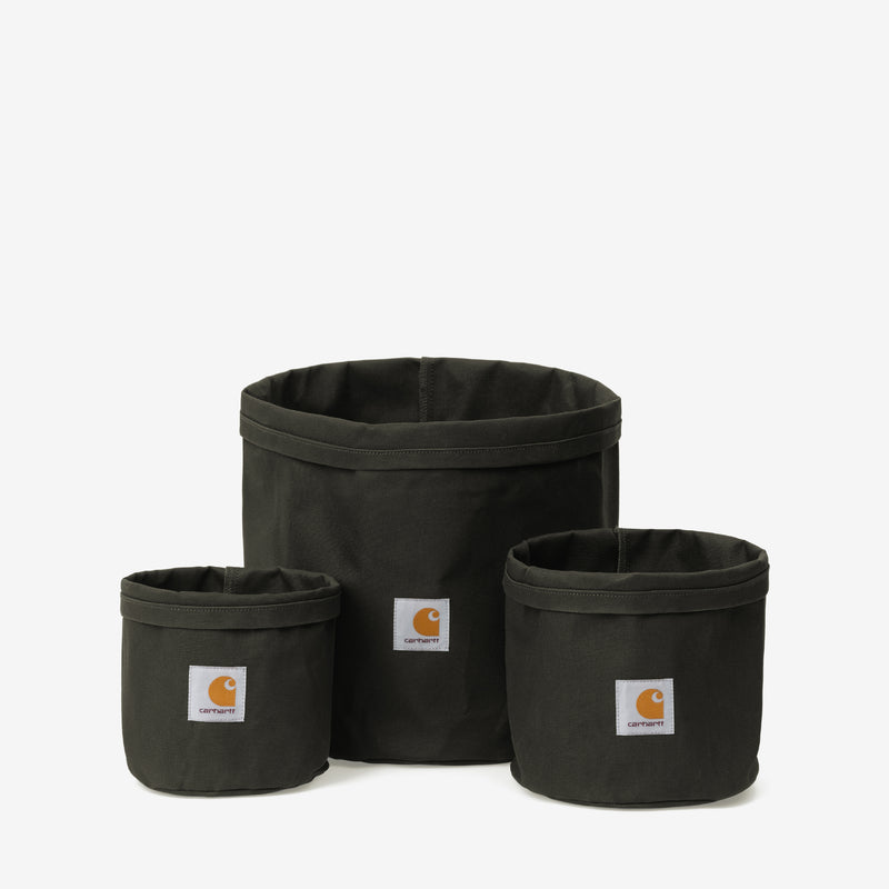 Canvas Planter Set Olive Lifestyle