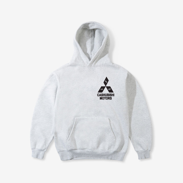 Cashubishi Pullover Hood Ash Front