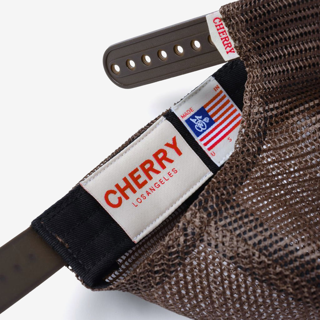 Mesh 5 Panel Trucker Brown Headwear