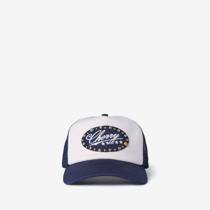 5 Star Studded Trucker Navy Front