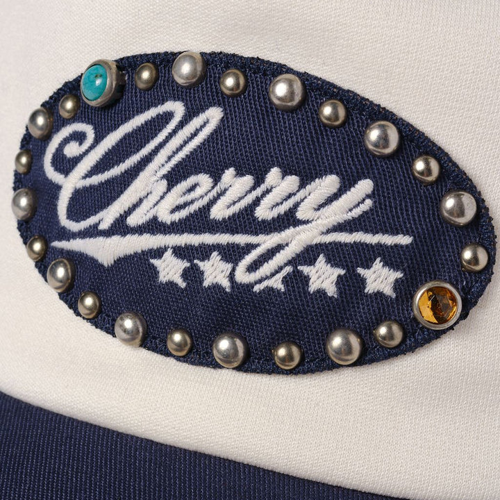 5 Star Studded Trucker Navy
