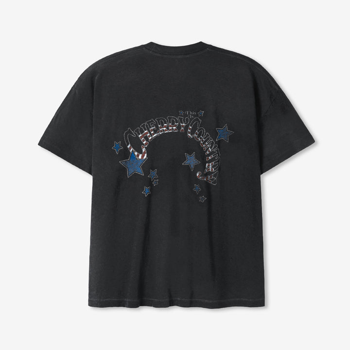 Cherry Country Classic T-Shirt Vintage Black