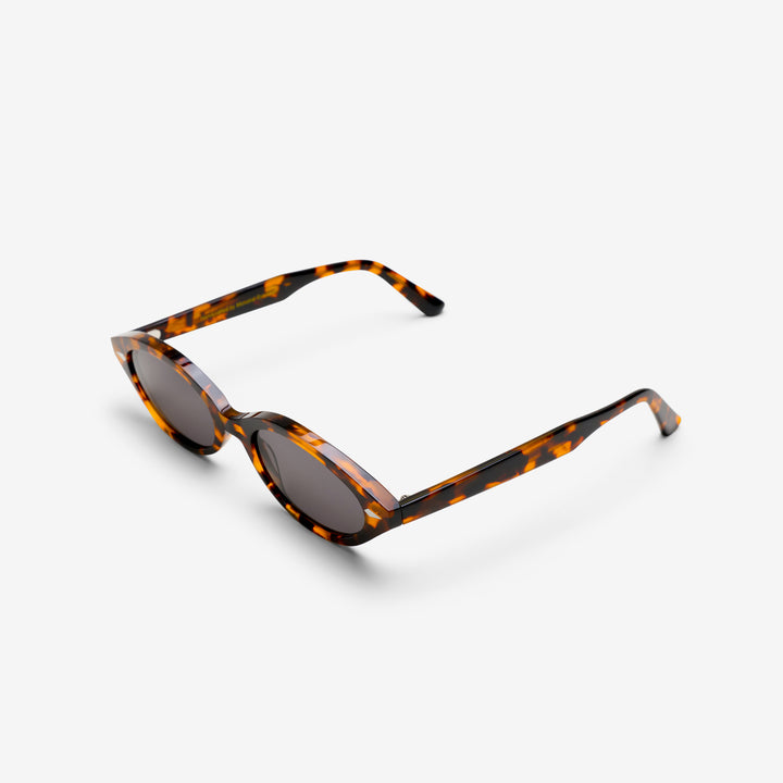 Clara Havana | Grey Solid Lens