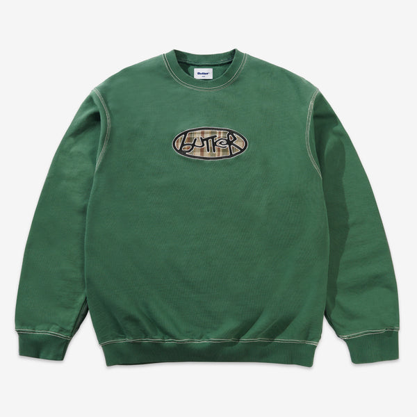 Crust Crewneck Washed Forest Jumpers