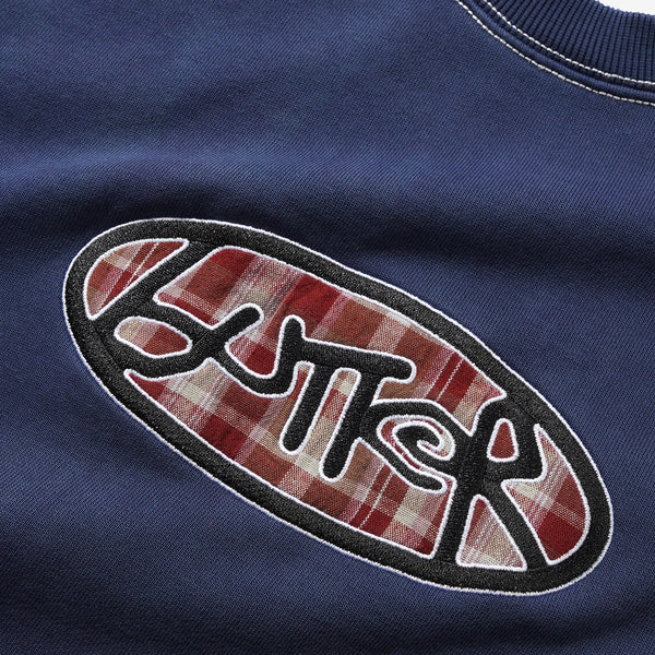 Crust Crewneck Washed Navy Jumpers