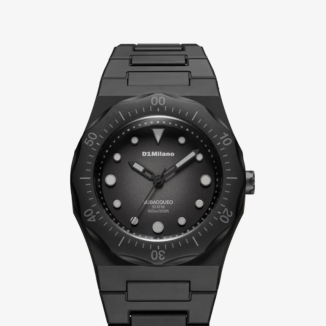 Polydiver 40.5mm Carbon Diver Jewellery