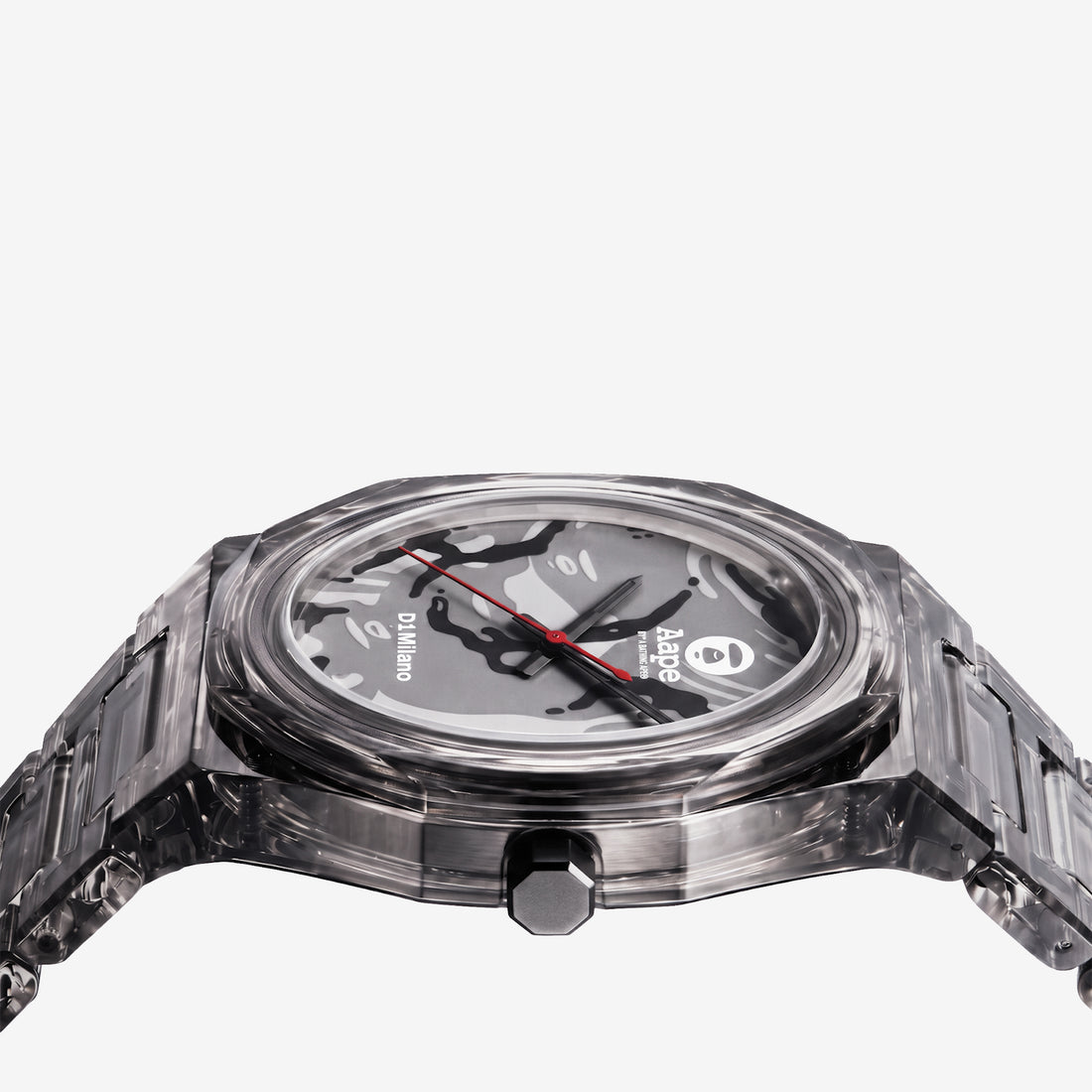 AAPE x Nylon 39mm Black Camo Jewellery