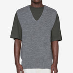 Chunky Ribbed Slipover Grey